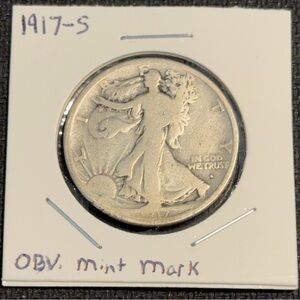 1917-S Walking Liberty Half Dollar Coin